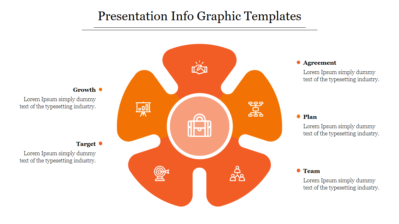 Presentation Infographic Templates-5-Orange